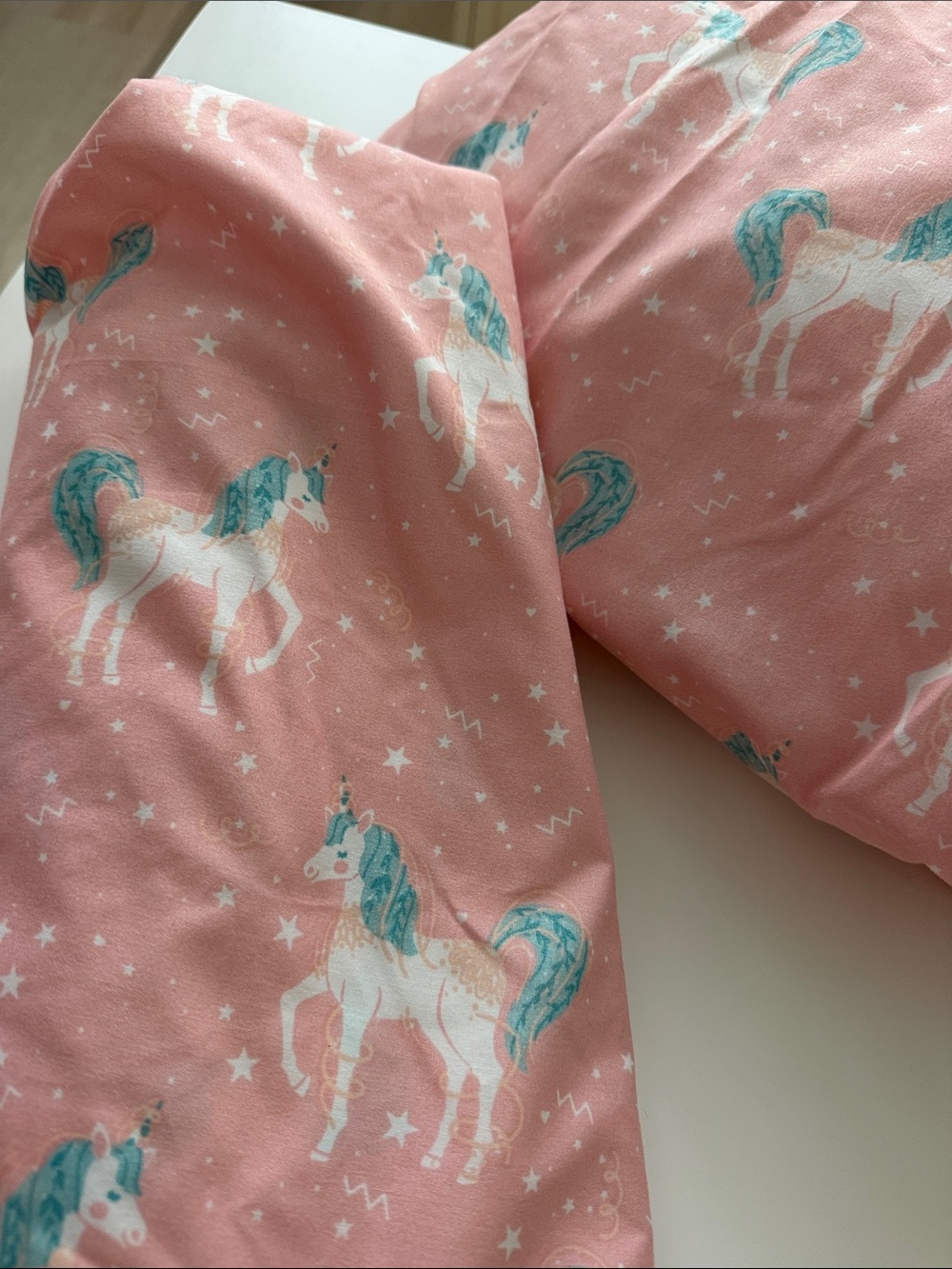 Kids Pink Unicorn Twin sheet set - Picture 5 of 6